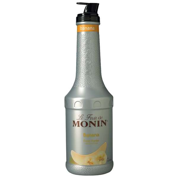 Monin Monin Banana Puree 1 Liter Bottle, PK4 M-RP046F